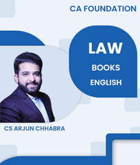 CA Foundation Law Books By CS Arjun Chhabra - Zeroinfy