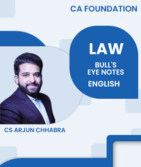 CA Foundation Law Bull's Eye Notes By CS Arjun Chhabra - Zeroinfy