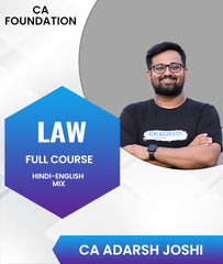 CA Foundation Law Full Course By CA Adarsh Joshi
