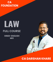 CA Foundation Law Full Course By CA Darshan Khare