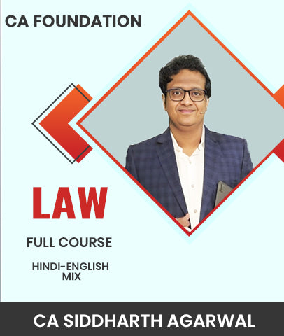 CA Foundation Law Full Course By CA Siddharth Agarwal