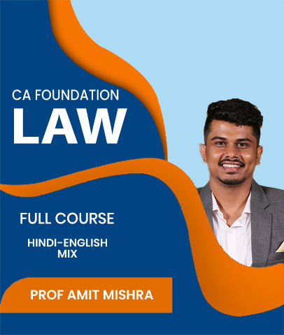 CA Foundation Law Full Course By J.K.Shah Classes - Prof Amit Mishra