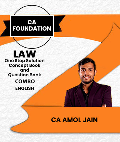CA Foundation Law One Stop Solution Concept Book and Question Bank Combo By CA Amol Jain