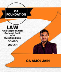 CA Foundation Law One Stop Solution Concept Book and Question Bank Combo By CA Amol Jain