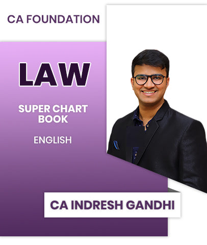 CA Foundation Law Super Chart Book By CA Indresh Gandhi