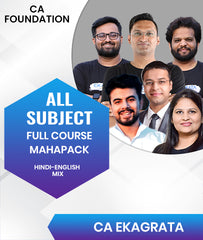 CA Foundation Mahapack All Subjects Full Course Combo By CA Ekagrata
 - Zeroinfy