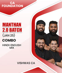 CA Foundation Manthan 2.0 Batch Combo (Jan 25) By Vishwas CA - Zeroinfy