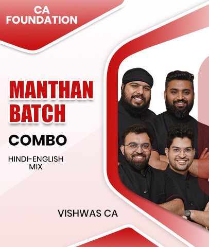 CA Foundation Manthan Batch Combo By Vishwas CA
- Zeroinfy