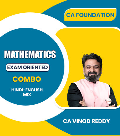CA Foundation Mathematics Exam Oriented By CA Vinod Reddy
 - Zeroinfy