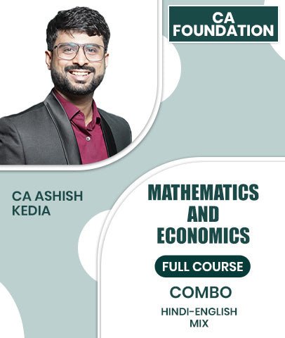 CA Foundation Mathematics and Economics Full Course Combo By CA Ashish Kedia