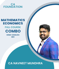 CA Foundation Mathematics and Economics Full Course Combo By CA Navneet Mundhra - Zeroinfy