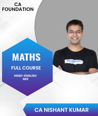 CA Foundation Maths Full Course By CA Nishant Kumar