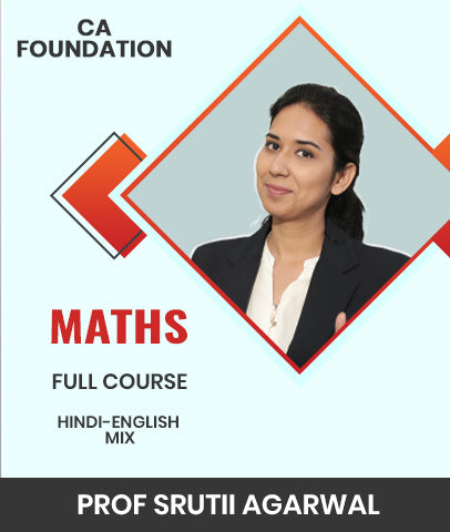 CA Foundation Maths Full Course By Prof Srutii Agarwal
