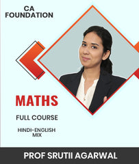 CA Foundation Maths Full Course By Prof Srutii Agarwal