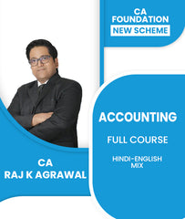 CA Foundation New Scheme Accounting Full Course By CA Raj K Agrawal - Zeroinfy