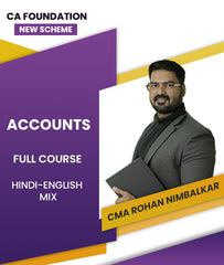 CA Foundation New Scheme Accounts Full Course By CMA Rohan Nimbalkar - Zeroinfy