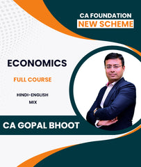 CA Foundation New Scheme Economics Full Course By CA Gopal Bhoot - Zeroinfy