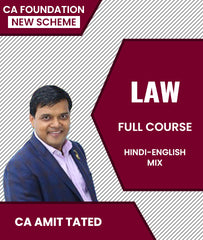 CA Foundation New Scheme Law Full Course By CA Amit Tated - Zeroinfy