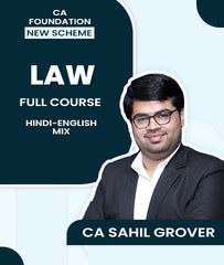 CA Foundation New Scheme Law Full Course By CA Sahil Grover - Zeroinfy