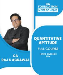 CA Foundation New Scheme Quantitative Aptitude Full Course By CA Raj K Agrawal - Zeroinfy