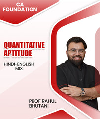 CA Foundation Quantitative Aptitude By Prof Rahul Bhutani - Zeroinfy