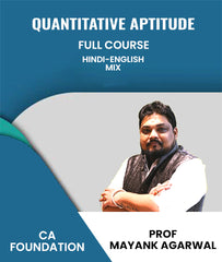 CA Foundation Quantitative Aptitude Full Course By Professor Mayank Agarwal - Zeroinfy
