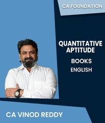 CA Foundation Quantitative Aptitude (QA) Books By CA Vinod Reddy - Zeroinfy