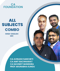 CA Foundation Scheme All Subjects Combo By Navin Classes