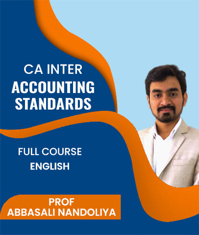 CA Inter Accounting Standards Full Course In English By J.K.Shah Classes - Prof Abbasali Nandoliya
