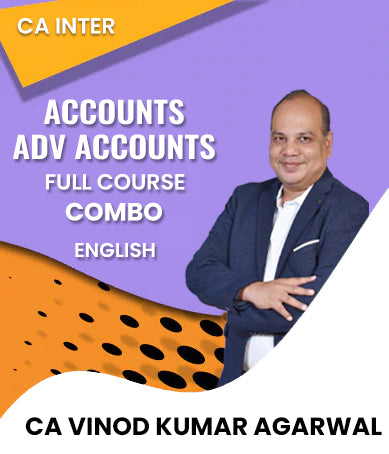 CA Inter Accounts and Advanced Accounts Full Course Combo In English By CA Vinod Agarwal - Zeroinfy