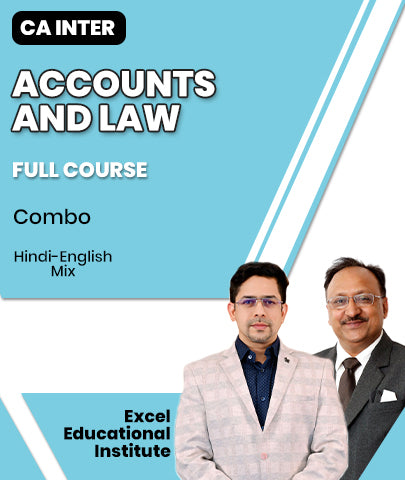 CA Inter Accounts and Law Full Course Combo By Excel Educational Institute