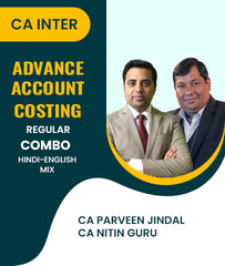 CA Inter Advance Account and Costing Regular Combo By CA Parveen Jindal and CA Nitin Guru - Zeroinfy
