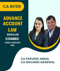 CA Inter Advance Account and Law Regular Combo By CA Parveen Jindal and CA Shivangi Agarwal - Zeroinfy