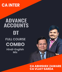 CA Inter Advance Accounts and DT Full Course Combo By CA Abhishek Zaware and CA Vijay Sarda - Zeroinfy