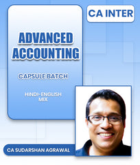 CA Inter Advanced Accounting Capsule Batch By CA Sudarshan Agrawal