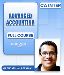 CA Inter Advanced Accounting Full Course By CA Sudarshan Agrawal
