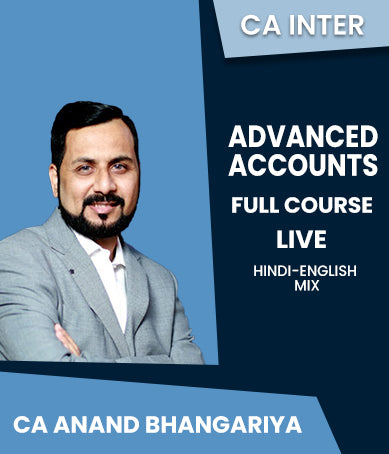 CA Inter Advanced Accounting Full Course Live By CA Anand Bhangariya - Zeroinfy