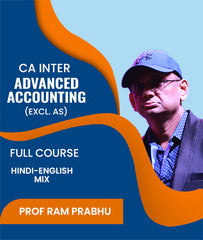 CA Inter Advanced Accounting(Excl. AS) Full Course By J.K.Shah Classes - Prof Ram Prabhu - Zeroinfy