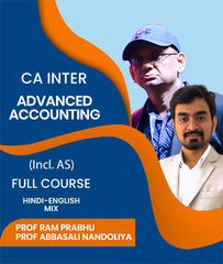 CA Inter Advanced Accounting(Incl. AS) Full Course By J.K.Shah Classes - Prof Ram Prabhu, Prof Abbasali Nandoliya - Zeroinfy