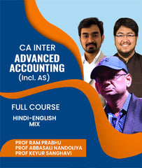 CA Inter Advanced Accounting(Incl. AS) Full Course By J.K.Shah Classes - Prof Ram Prabhu, Prof Abbasali Nandoliya and Prof Keyur Sanghavi - Zeroinfy