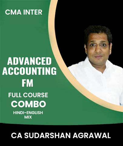 CA Inter Advanced Accounting and FM Full Course Combo By CA Sudarshan Agrawal - Zeroinfy