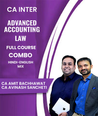 CA Inter Advanced Accounting and Law Full Course Combo By Amit Bachhawat and CA Avinash Sancheti - Zeroinfy
