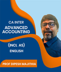 CA Inter Advanced Accounting in English (Incl Accounting Standards) By J.K.Shah Classes - Prof Dipesh Majithia