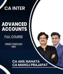 CA Inter Advanced Accounts Full Course By CA Anil Nahata and CA Manoj Prajapat