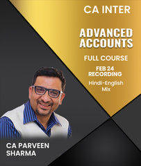 CA Inter Advanced Accounts Full Course (Feb 24 Recording) By CA Parveen Sharma - Zeroinfy