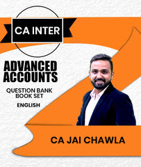 CA Inter Advanced Accounts Question Bank Book Set By CA Jai Chawla
