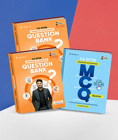 CA Inter Advanced Accounts Question Bank & MCQ Book By CA Aakash Kandoi