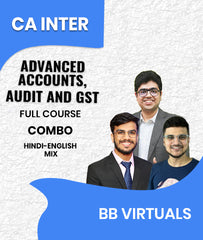 CA Inter Advanced Accounts, Audit and GST Full Course Combo By BB Virtuals