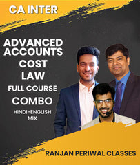 CA Inter Advanced Accounts, Cost and Law Full Course Combo By Ranjan Periwal Classes - Zeroinfy