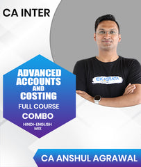 CA Inter Advanced Accounts and Costing Full Course Combo By CA Anshul Agrawal